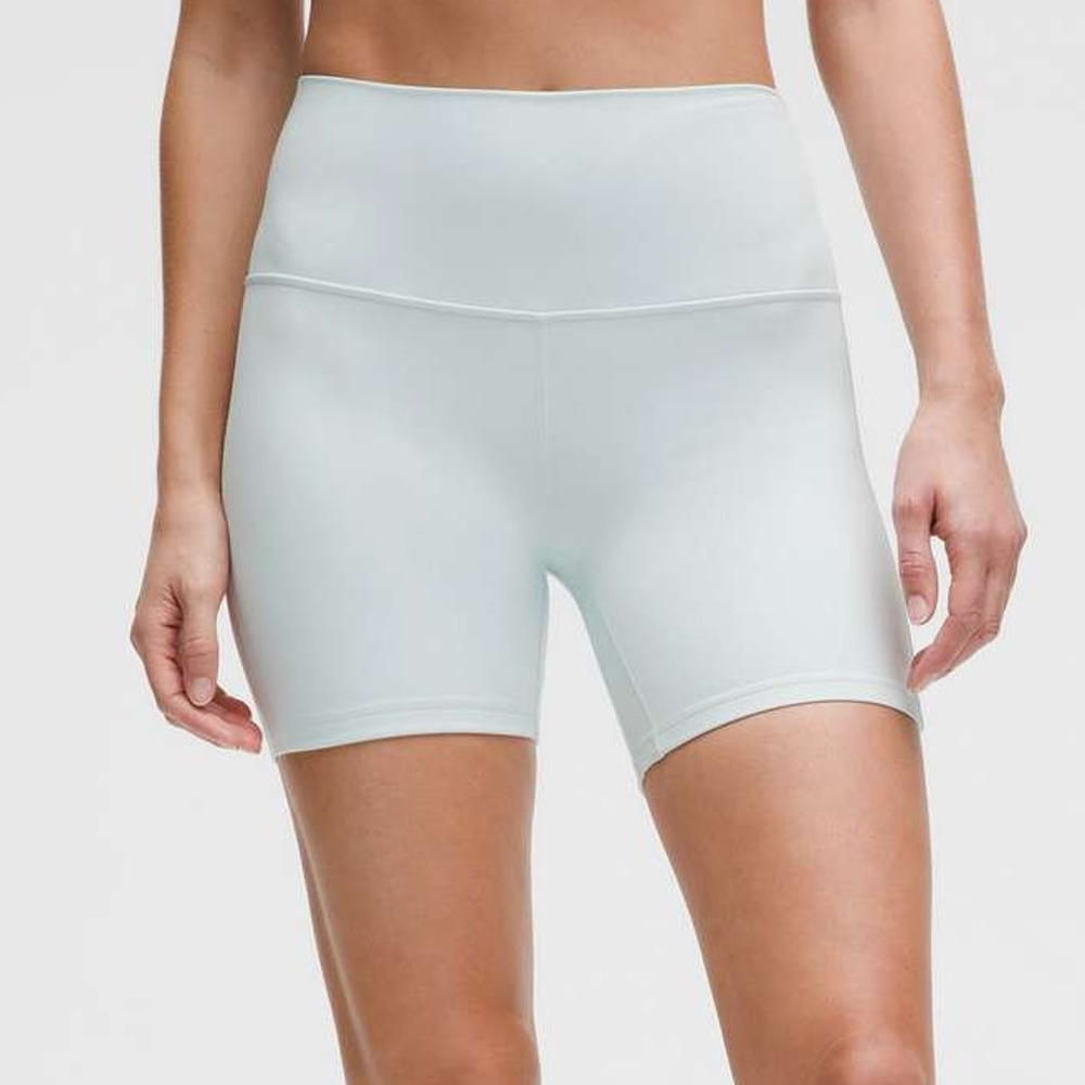 Lululemon NWT Align High-Rise Short 6" Mint Breeze Size 4 Nulu Buttery Soft